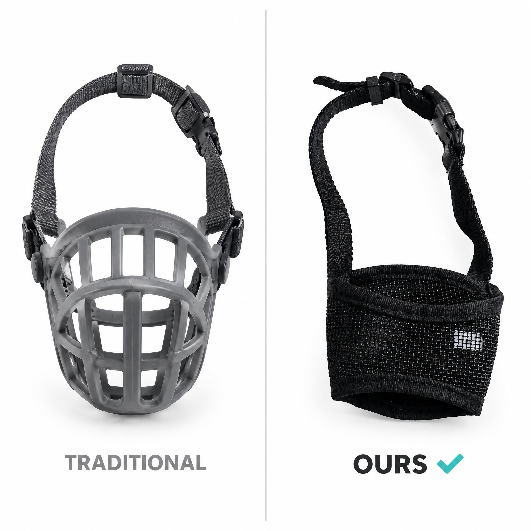 Adjustable Breathable Dog Muzzle view 7