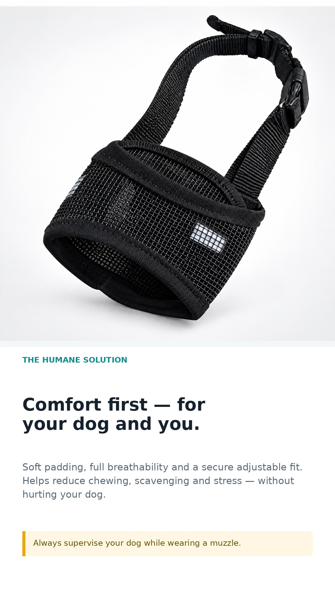 The fix: air-mesh panels, soft padded edges, one-second quick release